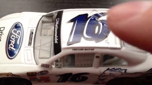 Trevor bayne 2011 1:64 ford drive one NASCAR diecast review смотреть онлайн