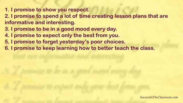 10 Amazing Teacher Promises for the Beginning of School смотреть онлайн