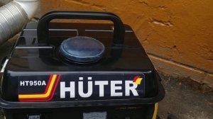 Работа бензогенератора и старого стабилизатора.