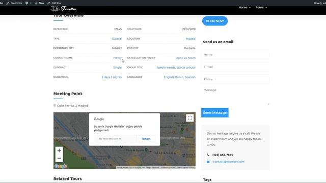 How to create a tour for Traveller - Tour & Travel WordPress Theme for Travel Agency смотреть онлайн