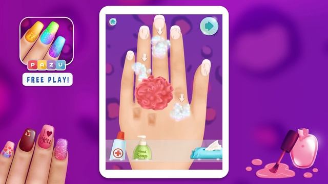 Girls Nail Salon Trailer - Best stylish nail salon: manicure, nail polish and nail art смотреть онлайн
