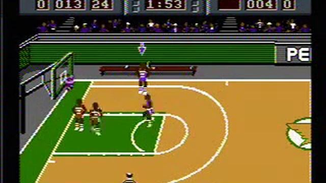 Magic Johnson's Fast Break - NES Gameplay смотреть онлайн