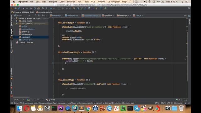Learning Protractor Series : Part 2 Running Test cases with Page Object Model and Gulp смотреть онлайн
