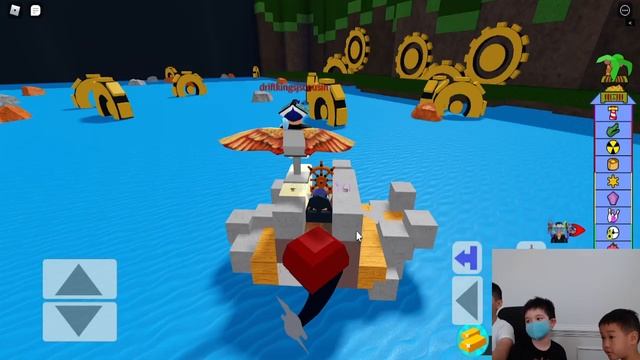 EJ worlds l Playing roblox build a boat for treasure! смотреть онлайн