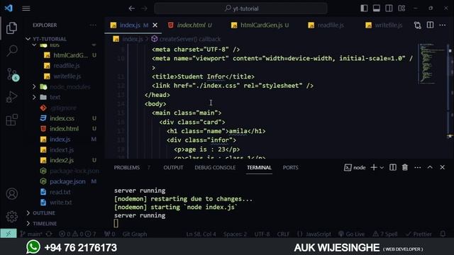 ? NODE JS | COMPLETE TUTORIAL - Part 06 | SINHALA | HTTP module & Web Requests | AUK Learning Cente смотреть онлайн