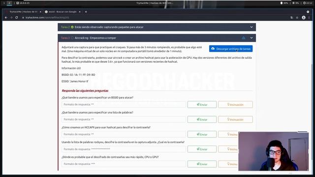 ✅ APRENDE WIFI HACKING de Forma Ética y Legal - Tutorial Completo TryHackMe con Aircrack-ng смотреть онлайн