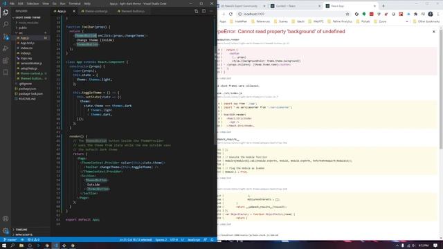 React Context Walkthrough (class and functional) смотреть онлайн