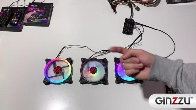 Инструкция по подключению контроллеров CRC10 или CRC11, так же RGB вентиляторов к нему. смотреть онлайн