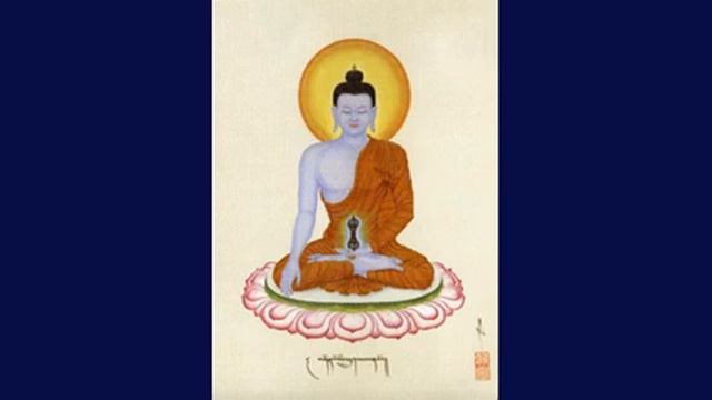 Akshobhya Buddha Mantra by H.H. 17th Karmapa in 1 Hour Loop 大寶法王噶瑪巴念誦不動佛心咒一小時 смотреть онлайн