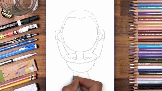 How To Draw Skibidi Toilet EASY смотреть онлайн