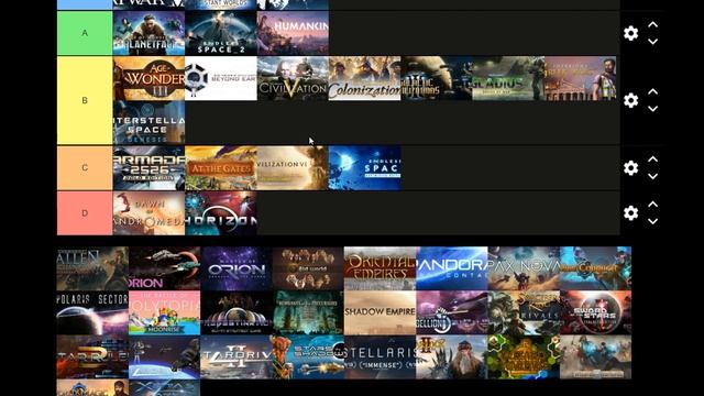 Rob's "4X Games of the Past Decade" Tier List смотреть онлайн