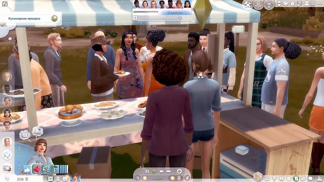Первая КУЛИНАРНАЯ ЯРМАРКА! | Ep.2| #симс4 #ts4 #thesims4