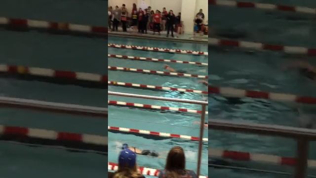 Evelyn Perl-IHSA Girls Swimming Sectionals @ HFHS 500 Free 11/11/17 смотреть онлайн