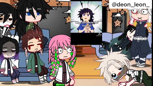 hashiras + tanjiro react to random videos about them from tiktok||3/?||/•shadex•\ смотреть онлайн