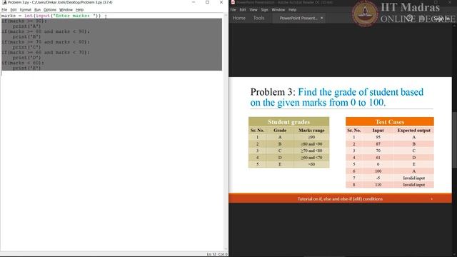 Tutorial on if, else and else-if (elif) conditions смотреть онлайн
