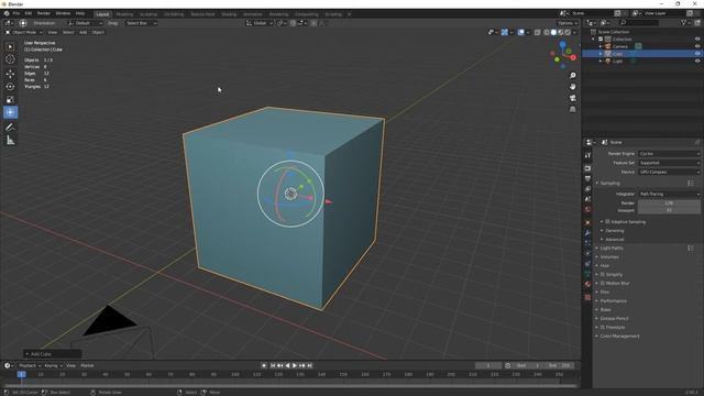How To View The Scene Statistics In Blender 3D