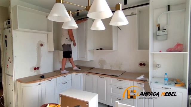 Сборка кухни у Заказчика Lampada mebel. смотреть онлайн