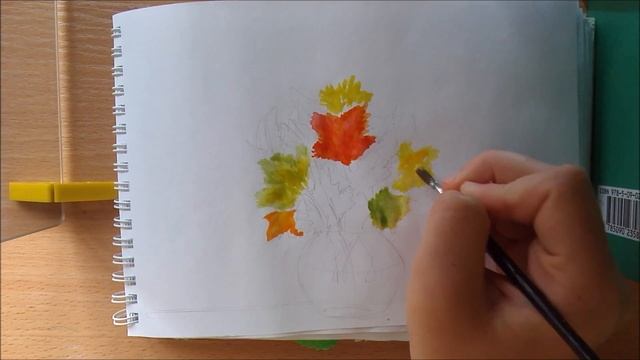 Как нарисовать осенний букет смотреть онлайн