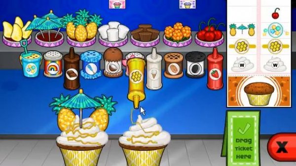 Papa's Cupcakeria - All Gold Customers