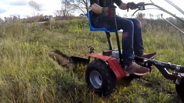 Мотоблок УГРА 4Х4 (полноприводной мототрактор)