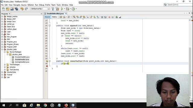 Program Sederhana Double Linked list Java смотреть онлайн
