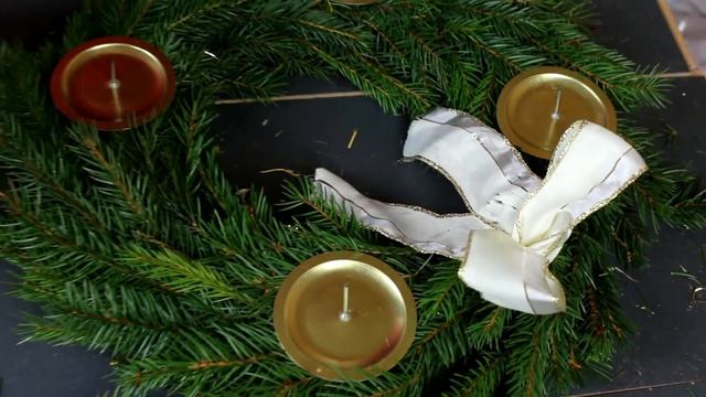 Новогодний , Рождественский Подсвечник своими руками /Candlestick With Their Hands