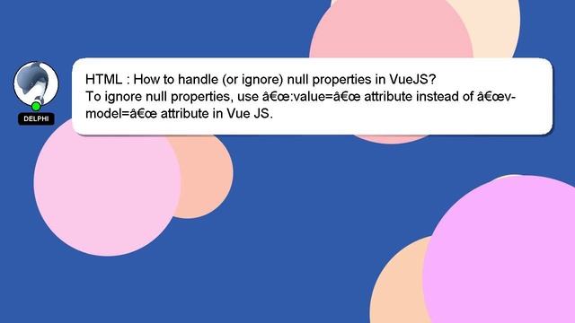 HTML : How to handle (or ignore) null properties in VueJS? смотреть онлайн