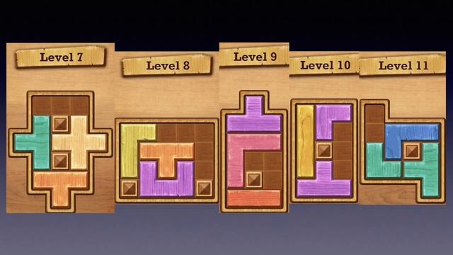 Wood Block Puzzle - Walkthrough Solutions Level 1-20 смотреть онлайн