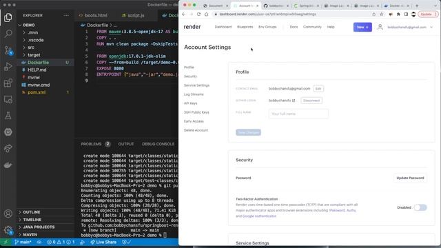 Hosting Springboot App on render.com смотреть онлайн