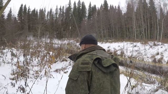 Парни закрыли сезон летней рыбалки, 5.11.2023 на Неленьге. Немного открытой воды.