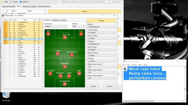 PES 2016 - EDIT TEAM PLAYERS POSITION смотреть онлайн