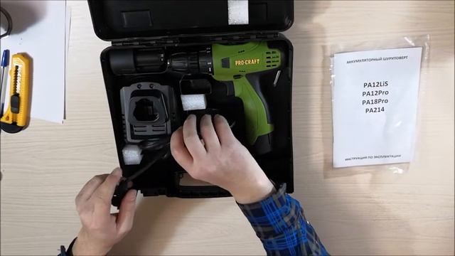 Аккумуляторный шуруповерт Procraft Pa-12pro