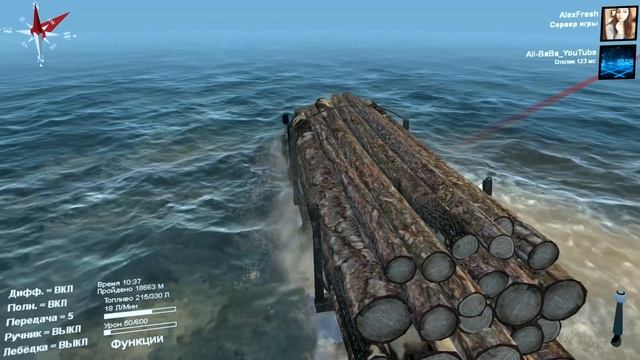 SpinTires - Прохождение карты "Суровая Россия" - #6 смотреть онлайн