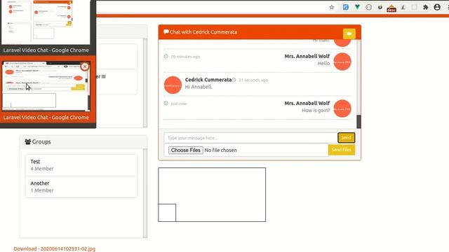 Video chat application built with Laravel & Vue.js based on WebRTC Demo. смотреть онлайн