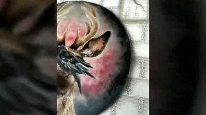 Рисунок гуашью покрытый лаком))