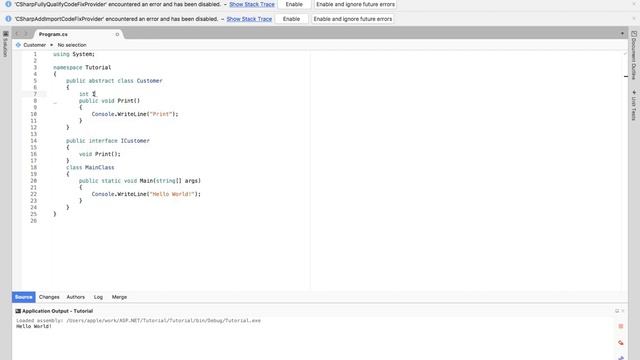 Abstract Class vs Interfaces смотреть онлайн