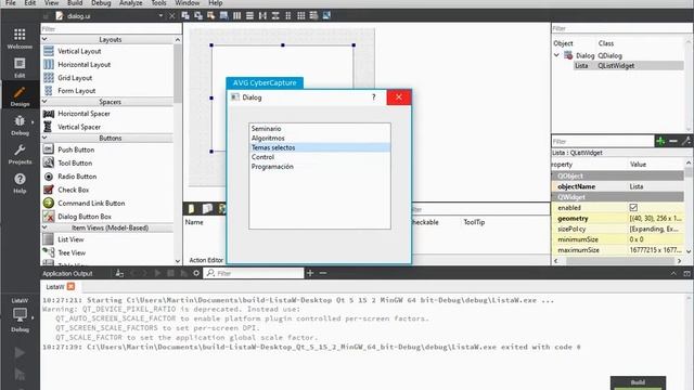 Creando un ListaWidwet en Qt смотреть онлайн