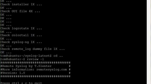 Remote Syslog Installation DEMO смотреть онлайн