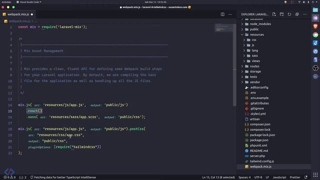Install Tailwind CSS di Laravel 8 смотреть онлайн