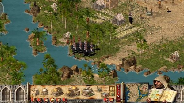 STRONGHOLD CRUSADER Android Game Play [ Main Game PC-Strong Hold Via Exagear - Windows ]