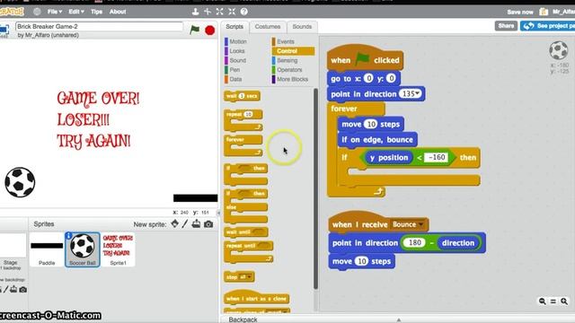 Brick Breaker Game Part 2 смотреть онлайн