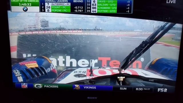 IMSA GTP driver John Pew can't get rid of a sign смотреть онлайн