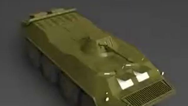3D Model BTR 70 Soviet Armored Personnel Carrier Review смотреть онлайн