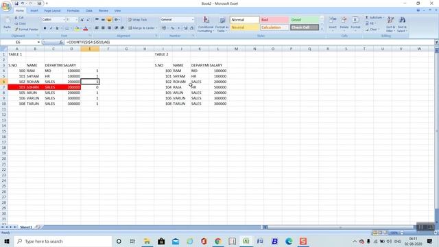 EXCEL DATA RECONCILIATION смотреть онлайн