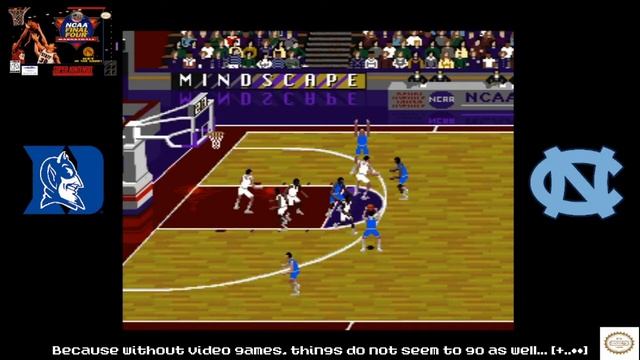 NCAA Final Four Basketball - Duke vs North Carolina - Full Game SNES смотреть онлайн