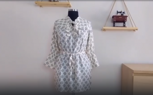 Изящное платье-рубашку. Выкройка очень простая. Любой сможет каждая!