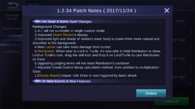 Mobile Legends - Patch Notes: 1.2.34 - New things to discuss смотреть онлайн