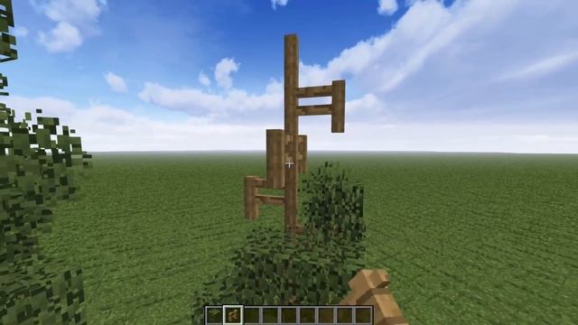CUSTOM SKINNY TREE TUTORIAL Minecraft 1.12 Let's Build