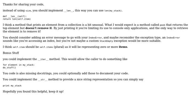 Implement a stack class in Python (3 Solutions!!) смотреть онлайн