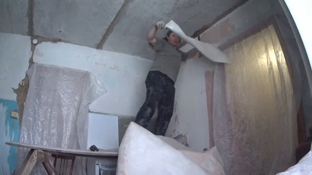 ✅Строим с Михалычем?♂️❗1️⃣СЕРИЯ Штукатурим пот олок, подготовка❗‼ Штукатур-Маляр смотреть онлайн